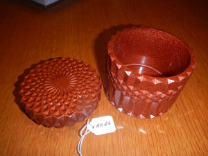 Acrylic bowl with cover AK06