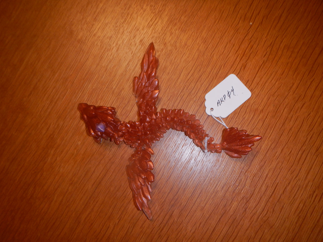 Acrylic Orange Dragon AKD04