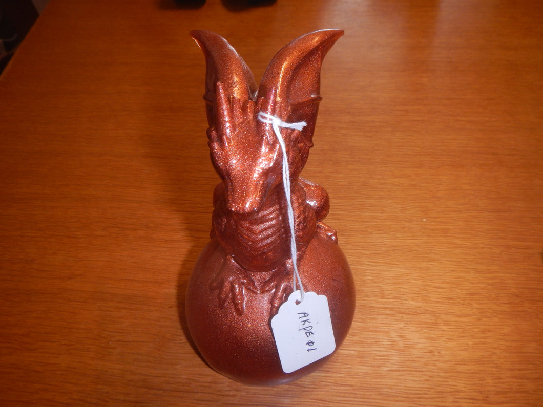 Acrylic Dragon sitting on Dragon Egg AKDE01