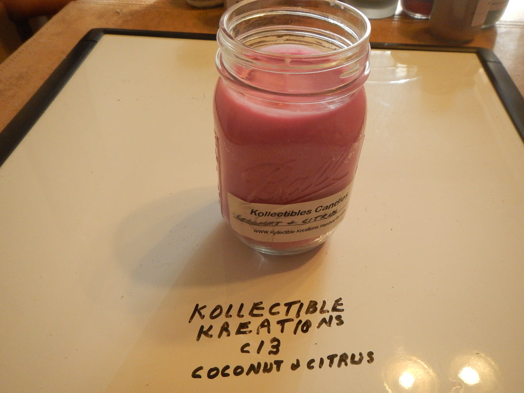 Candle Coconut and Citrus C13