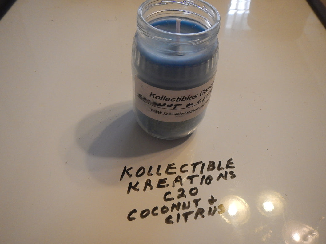 Coconut and Citrus Candle  C20