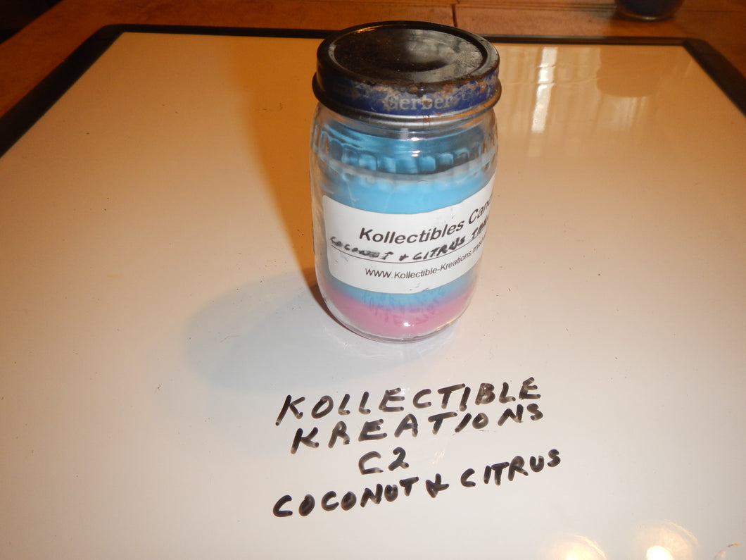 Coconut and Citrus Candle  C2