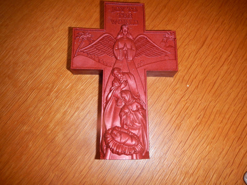 Acrylic Joy to the World Cross AKC03