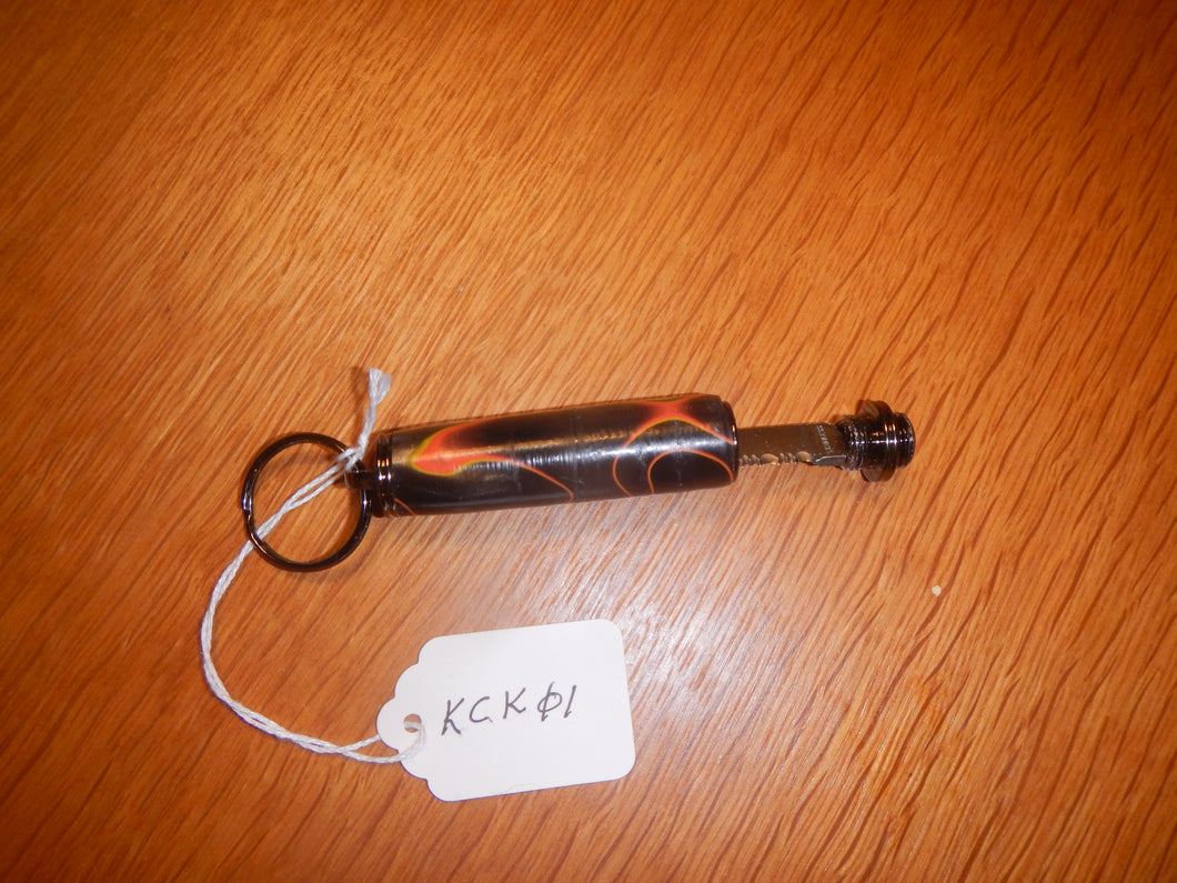 Hidden Knife compartment Keychain KCK001