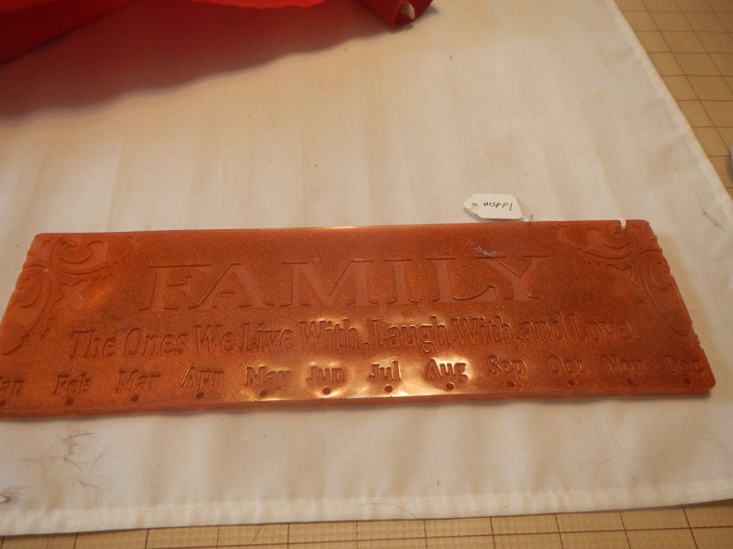 Acrylic Family Plaque MISSFP1