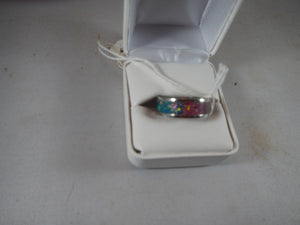 Opal Inlay Ring size  10  R23