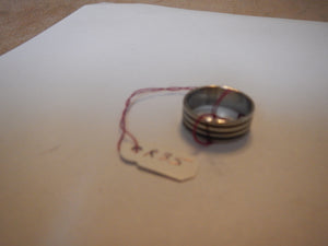 Triple line inlaid Ring R35 Size 7